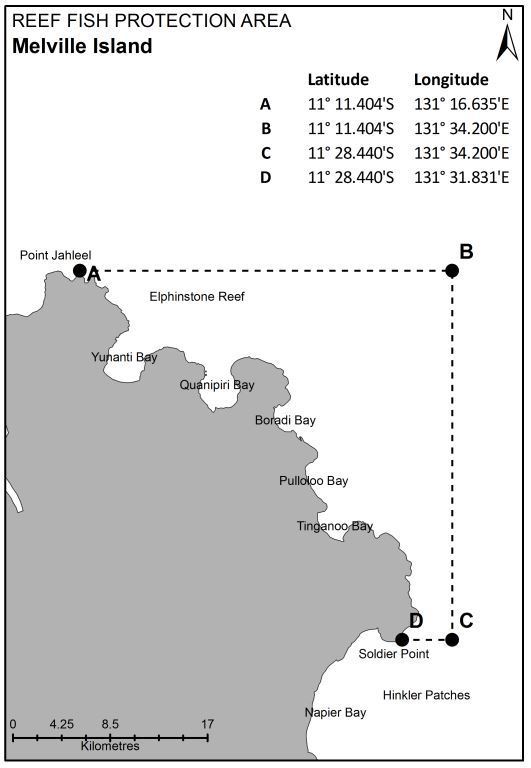 Reef fish protection area - Melville Island