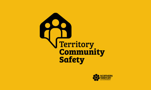 Decoration: Territory Community Safety text and NT Government logo