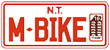 Sample of the motorcycle number plate