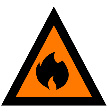 Fire warning level 2 orange