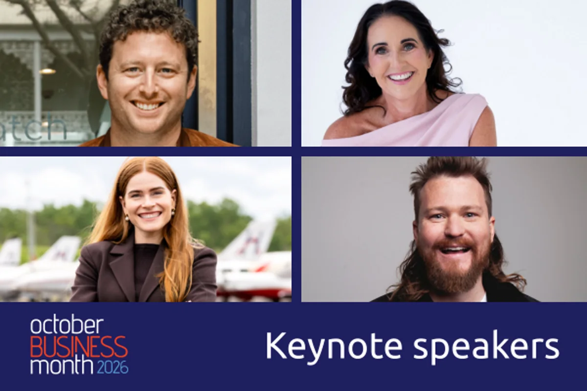 Meet your 2026 October Business Month keynote speakers