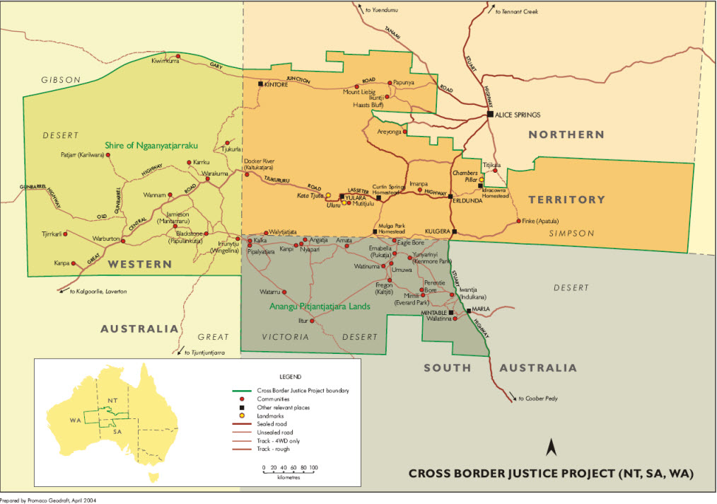 NT map with border