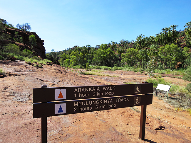 name sheet map Park Finke Gorge  National NT.GOV.AU