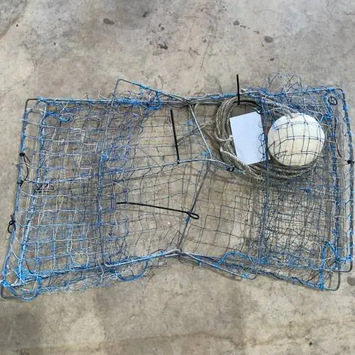 Seized Crab pot at Saltwater Arm