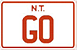 Small size car plate - N.T. GO
