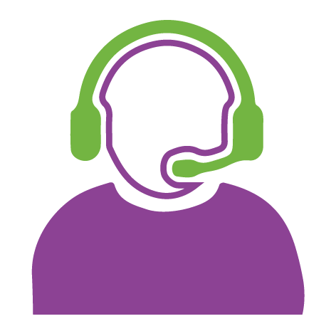 Person wearing headphones